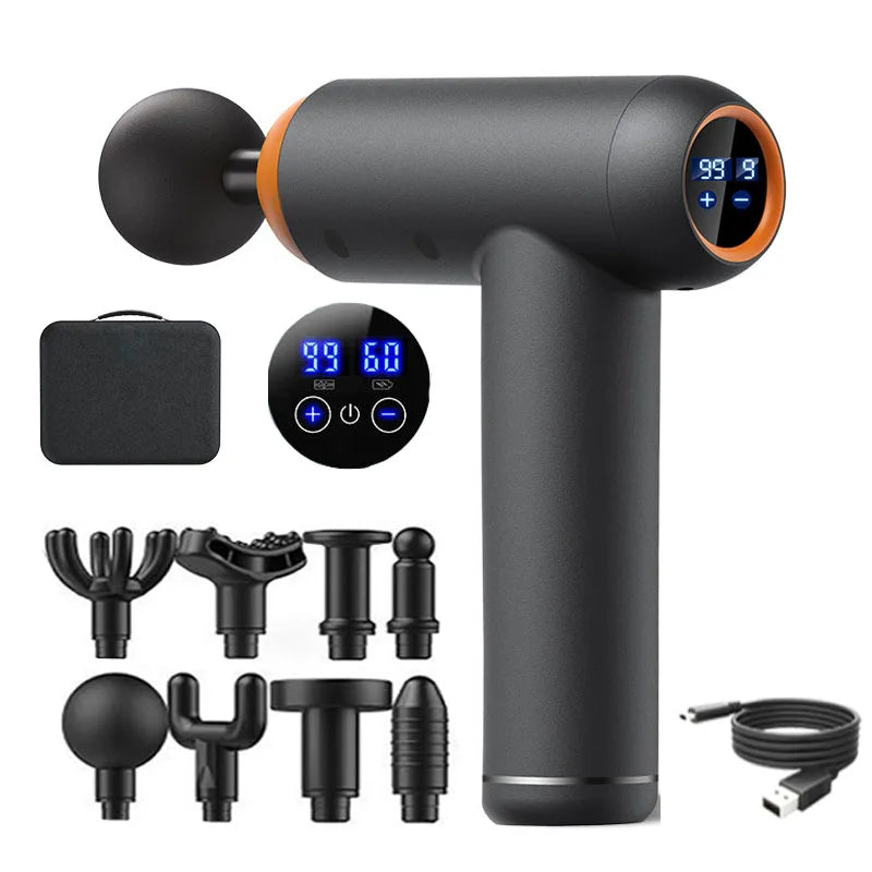 Mini Deep-Tissue Massage Gun – Quiet & Powerful Relief